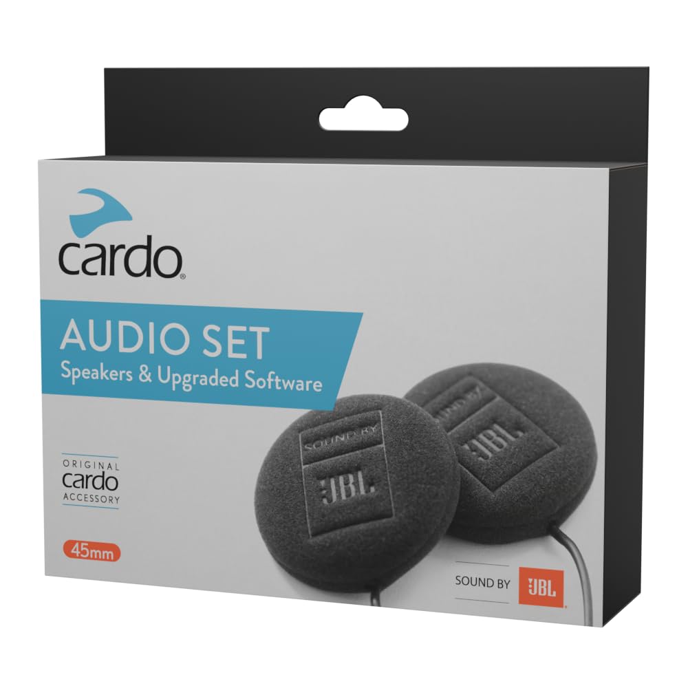 Cardo Packtalk Bold 45ｍｍ JBLスピーカーにアップデート cardoのインカムをアップグレード！JBL45mmスピーカーキットを